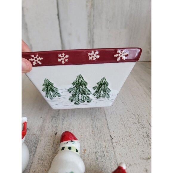 Variety snowman bowl spreader Santa figure Xmas decor home‎ collection - Picture 11 of 13